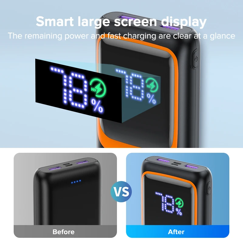 145W Power Bank: شحن سريع بقوة 145 واط. Built-In C...
