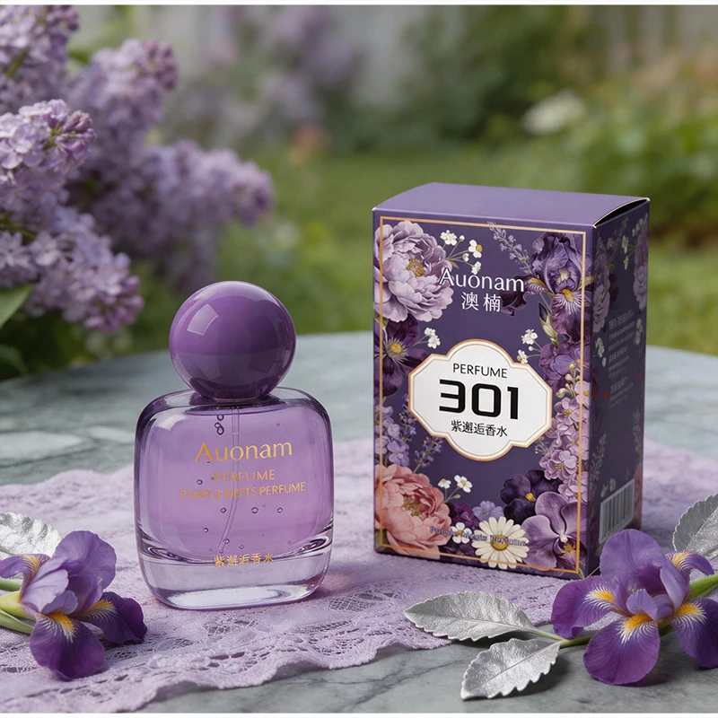 عطر فاخر برائحة الورد والبنفسج الخشبي، عطر فرنسي ر...