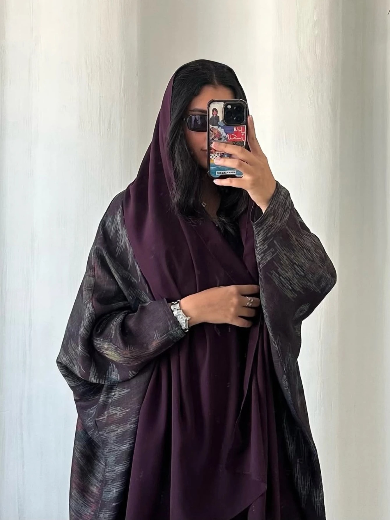 عباية كاردجان مع وشاح